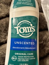 NEW Tom  s of Maine  Unscented Original Care Deodorant - DISCONTINUED VERSION