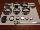 VINTAGE TIMEX WATCH LOT (UNTESTED...FOR PARTS ONLY) QUARTZ, ELECTRIC, MECHANICAL