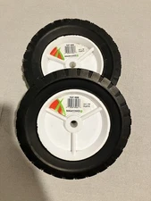 MAXPOWER 5080 Plastic Wheel W/Diamond Tread 8x1.75” New Lot Of 2 Replacement WHL