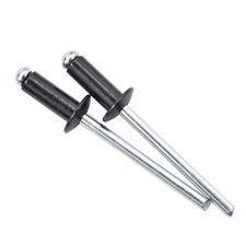 50 PCS 3/16 x 1 Aluminum Blind Rivets, 4.8 x 25mm Pop Rivets, Black