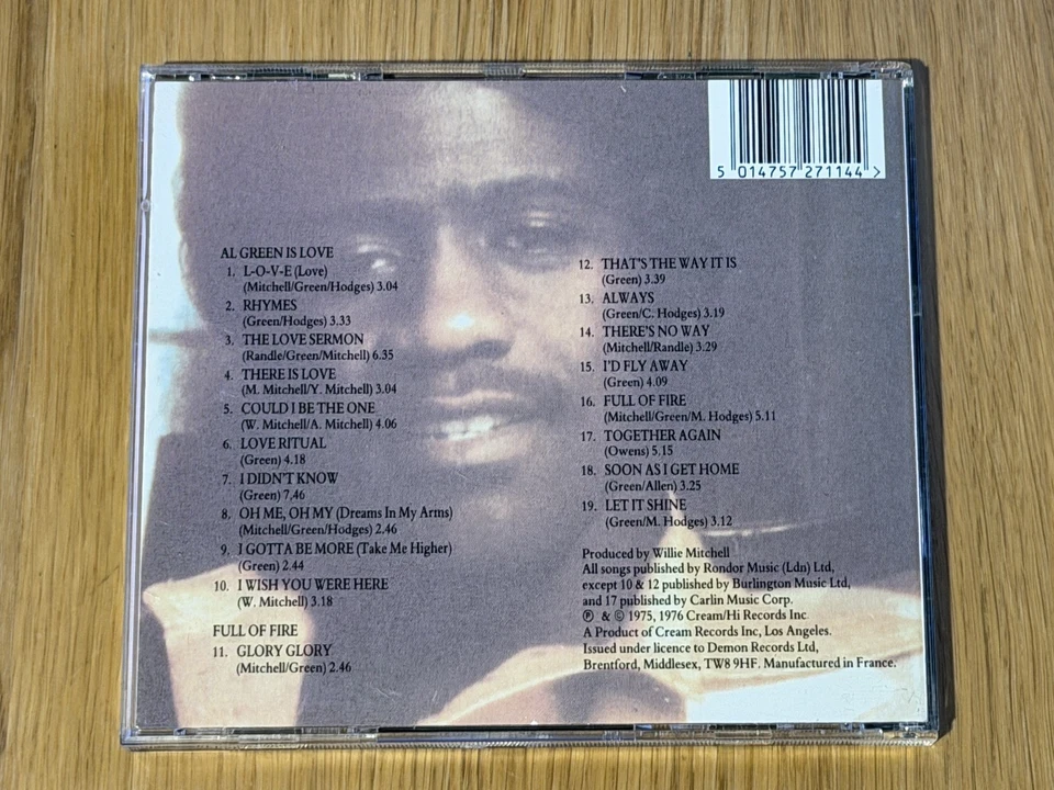 Al Green - Al Green Is Love & Full Of Fire CD, Soul, Funk, Hi Records - Image 2 of 2