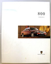 ROVER 800 Series Car Sales Brochure LF 1998 #5300  820 825 Vitesse Sterling ++