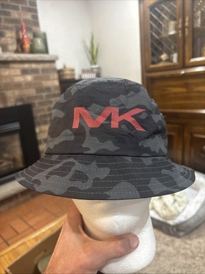 Michael Kors Black Camo Bucket Hat Small/Med Polyester | eBay display picture 2