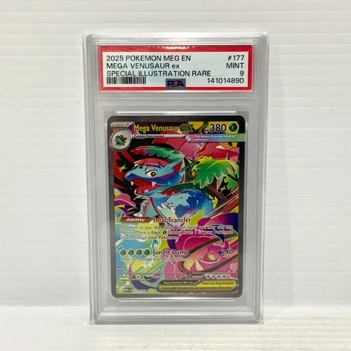 PSA 9 Mega Venusaur EX 177/132 SIR - Mega Evolution - Graded Pokemon Card