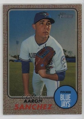 2017 Topps Heritage Chrome Refractor 241/568 Aaron Sanchez #THC-468 e0v