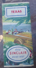 1934 Texas Sinclair oil gas 5 panel route 66