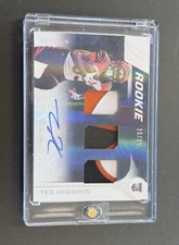 2020 Panini Zenith - Rookie Patch Autographs Tee Higgins Silver #20/25