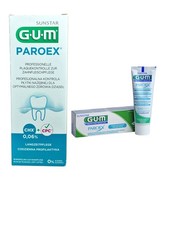GUM Paroex 0,06% CHX płyn do płukania jamy ustnej 500ml i pasta do zębów Gum Paroex 0,06% 75ml