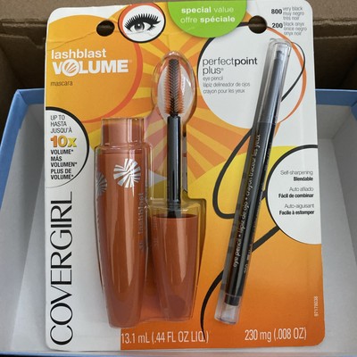 Covergirl Lash Blast Volume Mascara 800 Very Black & Perfect Point Pencil Onyx