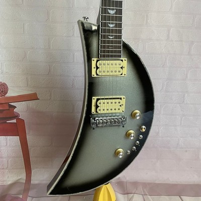 Kawai MS-1000 Moonsault Silver Burst Electric Guitar Open Pickups