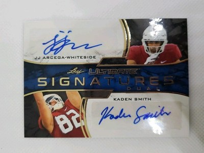 2019 Leaf Ultimate DS-14 Dual Signatures Arcega-Whiteside/Kaden Smith