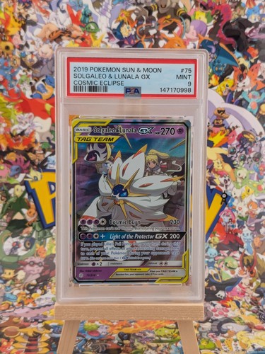 Solgaleo & Lunala-GX graded PSA 9 for sale on eBay