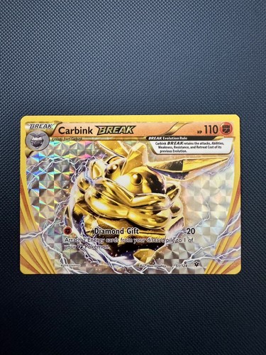 Carbink BREAK 51/124 BREAK Rare Fates Collide Pokemon Holo Near Mint