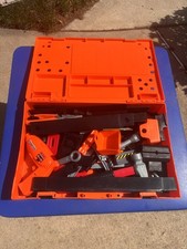 Battat Powerlines My First Tool Box Set 15 Pc Toy Tools Drill Saw Hammer Toddler