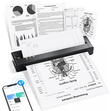 A4 Thermodrucker Bluetooth Wireless Tintenlos...