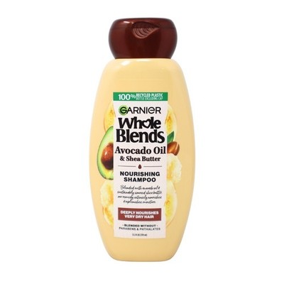 Garnier Whole Blends Avocado Oil & Shea Butter Nourishing Shampoo, 12.5oz