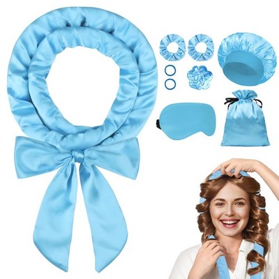 Heatless Curls Overnight Hair Curlers to Sleep In, Satin Heatless Curling Set...