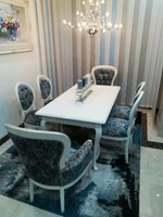 6X Stuhl Set Sessel Sitz Polster Garnitur Chesterfield Designer StüHle Lehn Neu