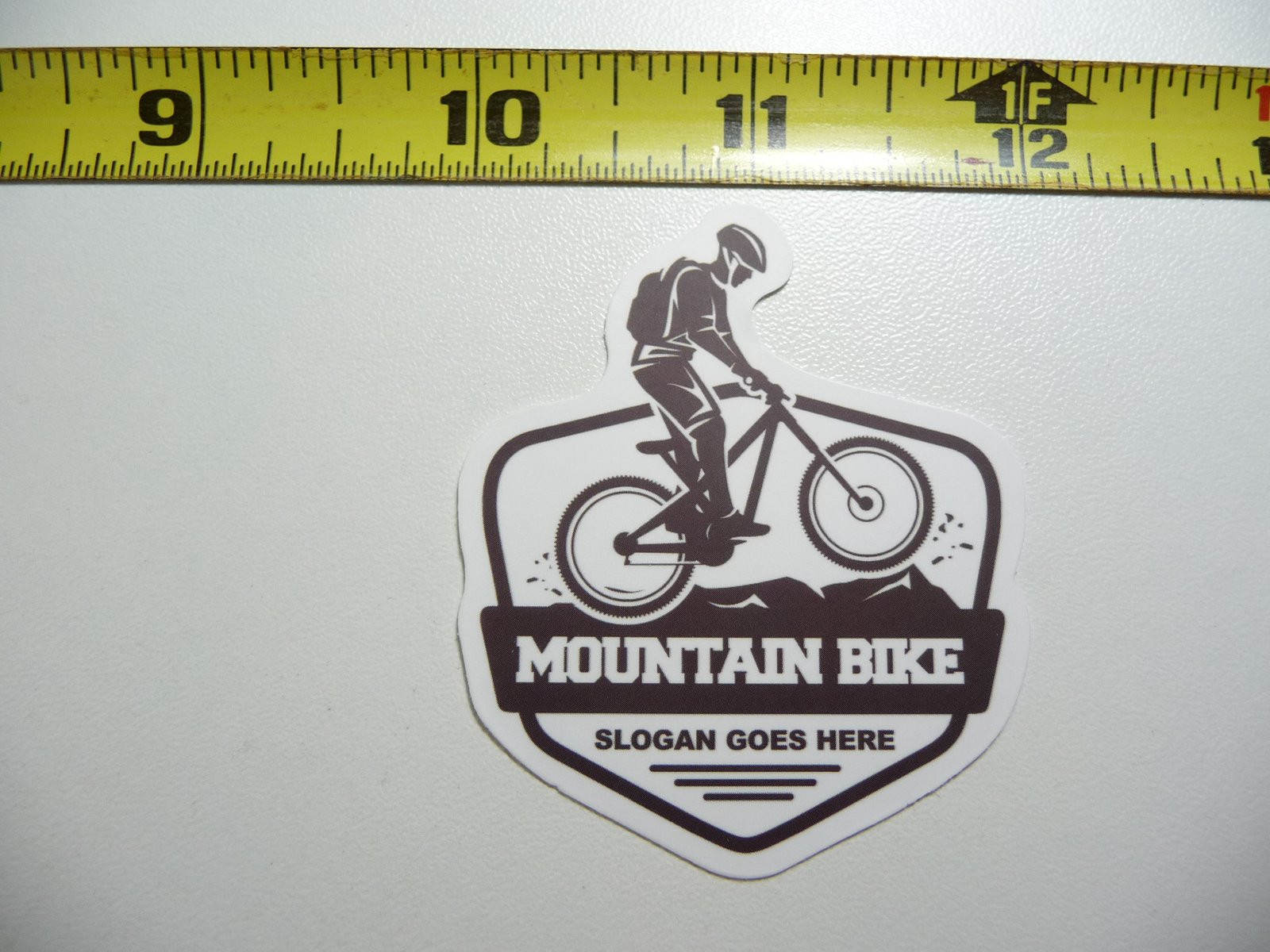 MTB Mountain Bike Funny Ride Rider Decal Sticker Generic Tagline Design