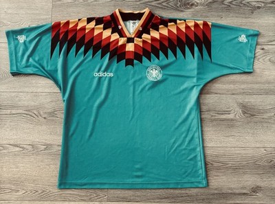 Germany Shirt Mens XL Teal Soccer Football Adidas DFB Goalie Keeper Retro