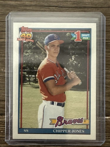 1991 Topps - Chipper Jones #333 (RC)  CENTERED!!!
