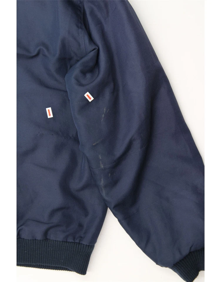 KAPPA Mens Bomber Jacket UK 44 2XL Navy Blue Polyester CG01 - Image 4 of 4