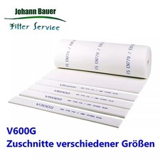 Deckenfilter Filtermatte V600G M5 Zuschnitte ISO ePM10 50 Lackierkabine Lack