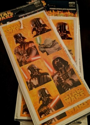 Star Wars Hallmark Lucas Films Party Stickers Book 2005 
