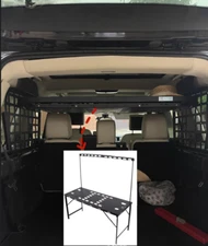 Car Rear Trunk Molle Storage Panel Table For Land Rover Discovery LR3 / LR4