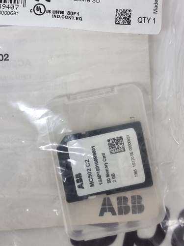 ABB MC502 C2 SD Memory Card 1SAP180100R0001 2GB - Picture 2 of 7