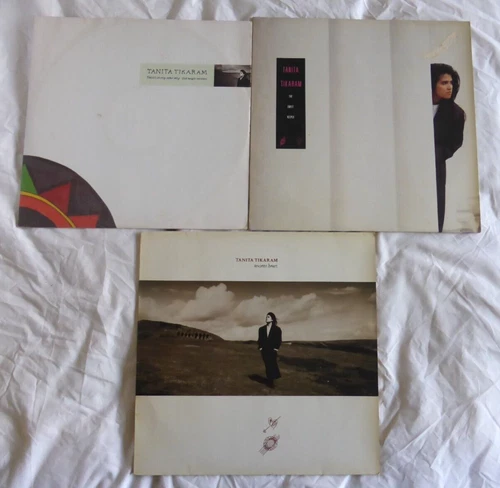 Lot: 3X TANITA TIKARAM 12" VINYL -ANCIENT HEART/THE SWEET KEEPER LPs + SOBRIETY