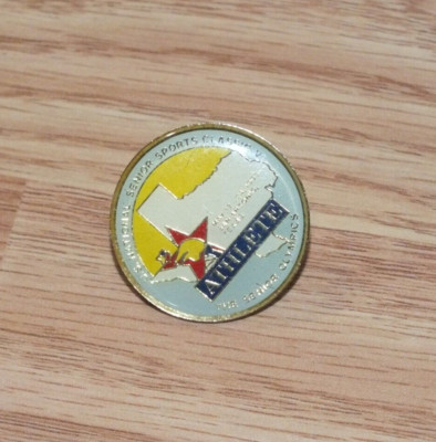 U.S. National Senior Sports Classic Athlete Olympics Collectible Enamel Pin