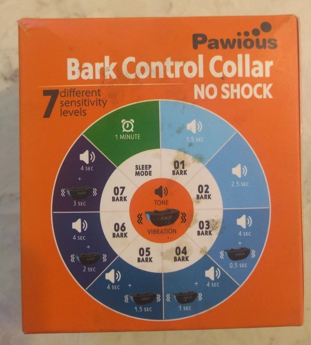 Pawious bark collar clearance manual