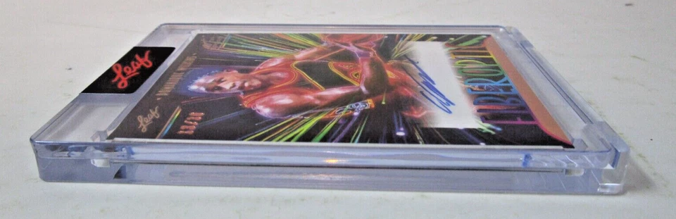 Dominique Wilkins 2023 Leaf Art of Sport Fiberoptic 13/30 Auto F-DW1 - Image 4 of 4