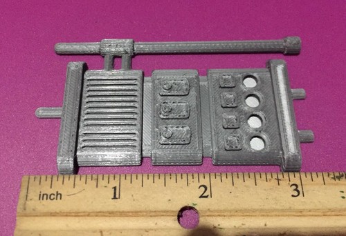 Custom Action Figure Diorama Accessory Wall Scifi Panel 1/12 Scale - Picture 2 of 3