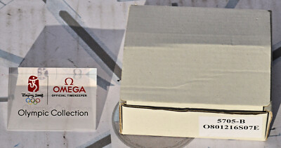 Originale Omega Olympic Collection Beijing 2008 Timekeeper Uhrenschild