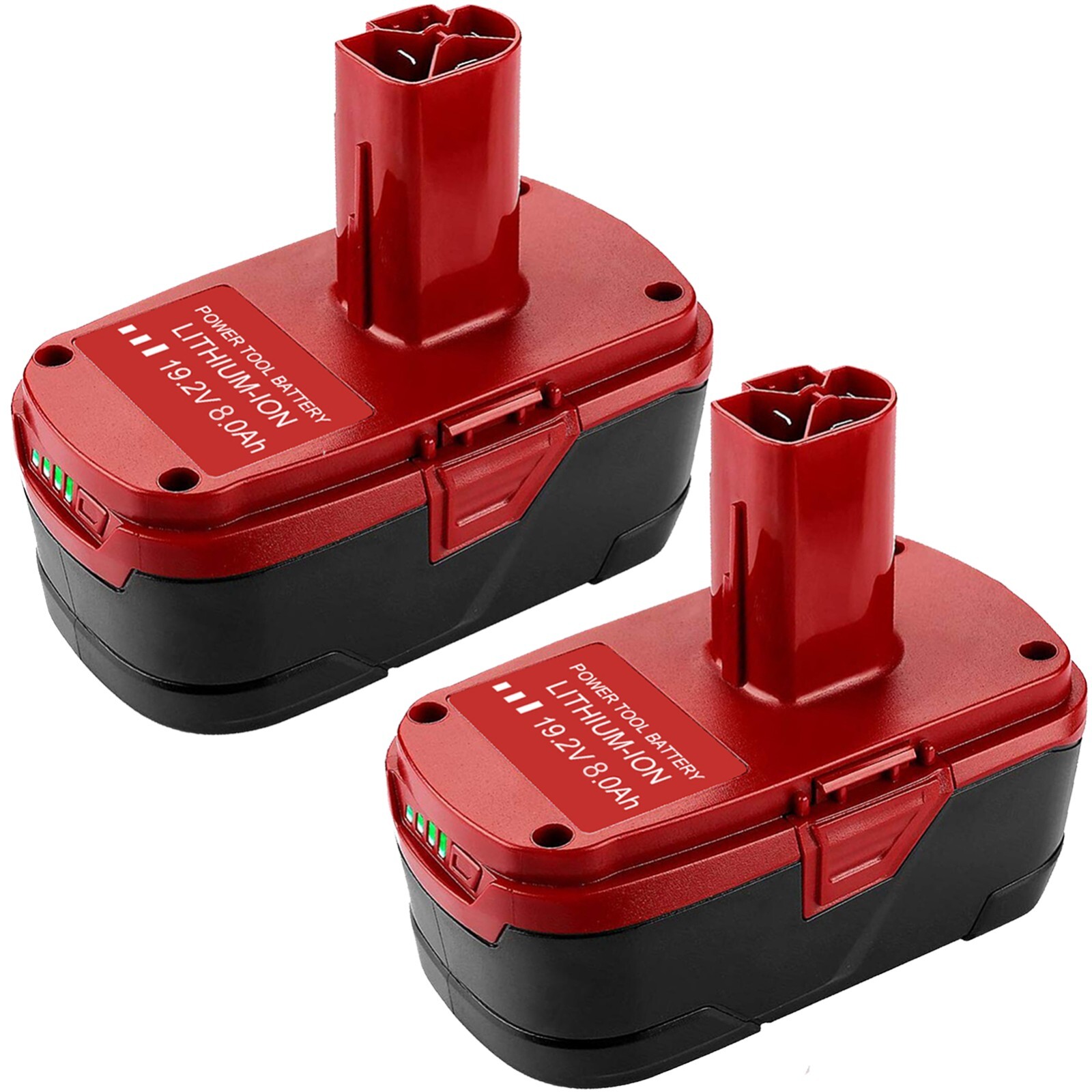 2Pack 19.2 Volt 8.0Ah For Craftsman C3 DieHard Lithium ion XCP Battery 11375 NEW