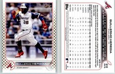 Guillermo Heredia 2022 Topps Gold Stars #610 Atlanta Braves