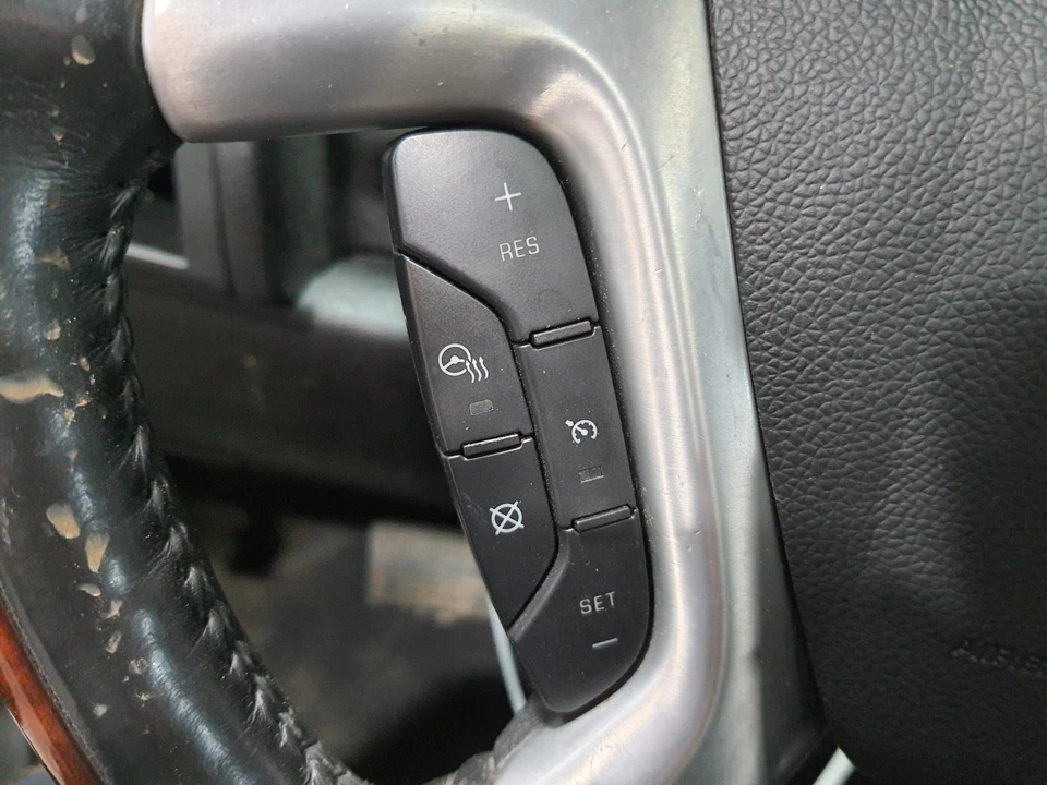 2007-2013 Cadillac Escalade Black/Wood Steering Wheel *HAS WEAR, SEE PICS* Foto 2 de 4