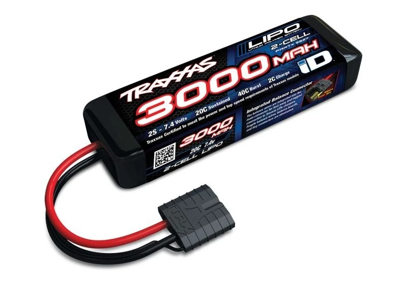 Traxxas TRX2827X Batterie LiPo Power Cell 3000mAh 7,4V 2s 20C - Photo 1/1