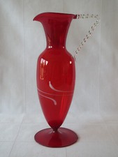 Lauscha Glasvase, Thüringen, vermutl. 70er Jahre, 21 cm hoch, sehr gut erhalten