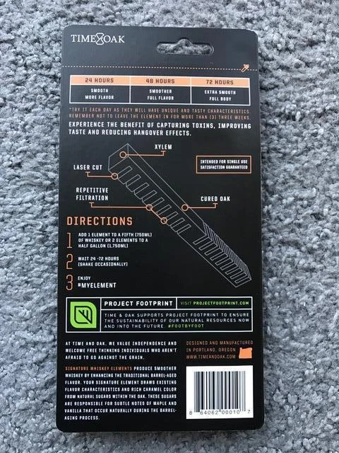 Juego de palos de envejecimiento Time & Oak WHISKEY ELEMENTS + Piedras de enfriamiento STOCKING STUFFER  Foto 3 de 4