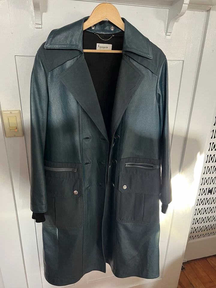 Gabardina de cuero Coach Foto 4 de 4