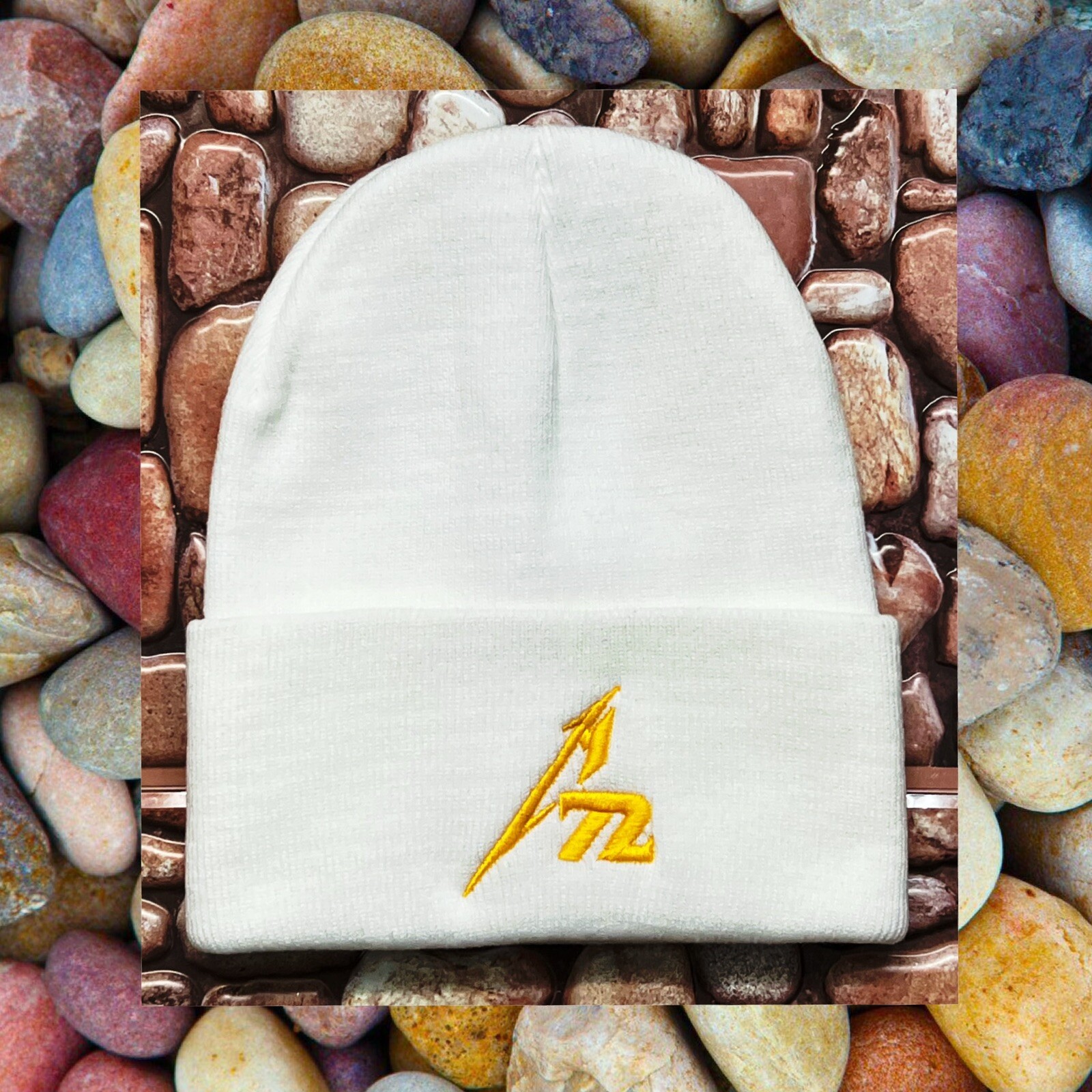 METALLICA M72 TOUR 2024 EMBROIDERED WHITE BEANIE