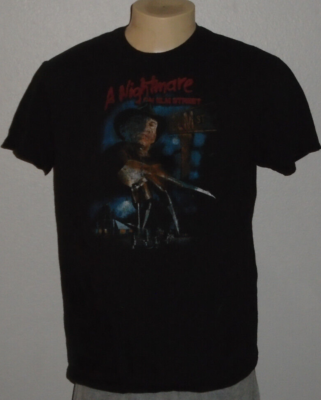 Freddy Krueger A Nightmare On Elm Street Black Graphic T-Shirt Men