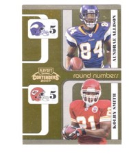 KOLBY SMITH - AUNDRAE ALLISON 2007 CONTENDERS ROUND NUMBERS #29 GOLD #d/250