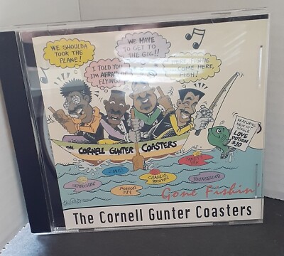 THE CORNELL GUNTER COASTERS 'GONE FiSHiN' CD SIGNED AUTOGRAPHED , MUSIC
