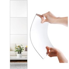 SLDIYWOW Wall Mirror Full Length, 4Pcs Full Body Mirror for Bedroom, Safety U...