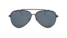 Ray Ban Sunglasses Aviator Reverse Black/Silver Mirror 0RB0101S 002/GS 59MM