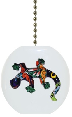 Talavera Lizard #2 Solid CERAMIC Ceiling Fan Light Lamp Pull | eBay